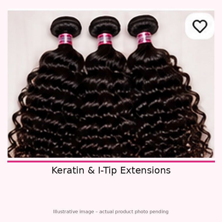 Illustrative image for Keratin & I-Tip Extensions, not actual product photo